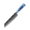 Juego de Cuchillos de Chef para Venta al por Mayor en Amazon Transfronterizo, Cuchillo Santoku para Rebanar Frutas, Cuchillo de Cocina Multiusos para Deshuesar, Juego de Cuchillos de 10 Piezas
