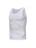 Camiseta Redonda de Verano para Hombre Ropa de Entrenamiento Gimnasio Exterior Transpirable Elástica Ajustada Chaleco sin Mangas de Manga Corta para Correr para Hombre