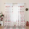 Mosquitero decorativo rectangular Navidad Papá Noel Decoración navideña tela producto terminado estilo americano modelo nuevo