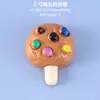 Paleta de Oso Chocolate Accesorios de Resina Venta al por Mayor Accesorios DIY Materiales Hechos a Mano Decoraciones para Zapatos Pegatinas para Tazas de Agua Pegamento de Crema