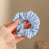Scrunchie de rede de renda de bolinhas novo estilo coreano com um toque vintage e sofisticado, adequado para rabos de cavalo, um acessório de cabelo para meninas
