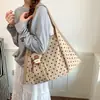 Bolsa tote de bolinhas estilo coreano para mulheres, bolsa de mão de grande capacidade outono e inverno 2026, bolsa de ombro da moda, bolsa de veludo cotelê para o trabalho para mulheres