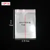 Saco de embalagem de plástico transparente camada dupla 7 fios opp saco autoadesivo saco autoadesivo multi-especificação em estoque atacado