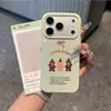 Adequado para Apple 18 Pro Max, capa de telefone à prova de quedas, iPhone 17, estilo minimalista, 16 Pro, estilo europeu e americano, 15, design fofo de ursinho