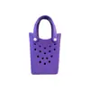 Bolsa Eva Gelatina Nova de Fábrica Bolsa com Furos DIY Bogg Fofa Bolsa de Mão Eva para Férias na Praia