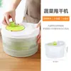 Ferramenta Desidratadora de Vegetais para Salada de Cozinha, Bacia Doméstica para Lavar Vegetais, Centrífuga de Frutas, Secador Manual com Remoção de Água