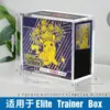 Versiones Japonesa y Americana de Pokemon Etb Caja de Colección de Cartas Acrílico Magnético Protección UV a Prueba de Polvo Caja de Almacenamiento UPC
