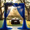 Dropshipping Transfronterizo de Cortinas de Tela Transparente para Decoración de Lugares de Bodas al Aire Libre, Cortinas, Cortinas Transparentes, Cortinas Decorativas y Cortinas de Malla