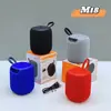 Nuevo Modelo de Comercio Exterior M18 Mini Altavoz Bluetooth Inalámbrico, Subwoofer de Tela Portátil para Exteriores con Ranura para Tarjeta