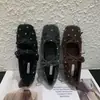 Primer Encuentro Jifa Zapato Francés Boca Baja Zapatos de Salón Mujer 2026 Nuevo Retro Versátil Suave Lunares Mary