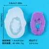 Molde de Pegamento de Cristal Hecho a Mano DIY Colgante de Joyería de Piedra Cruda Artificial Adornos de Racimo de Cristal Molde de Silicona Hecho a Mano