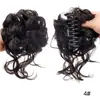 Anel de peruca estilo europeu e americano grampo de garra feminino estilo preguiçoso botão de flor cabeça de bola cabelo de barba longa natural fofo feminino bolsa de cabelo atacado