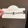 Pulseira com Pingente de Flor de Zircônia Super Brilhante Estilo Coreano Luxo Leve High-End Pulseira Fashionável Elegante Elegante Versátil para Mulheres