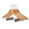 Promoción del Doble Once: Ganchos para Ropa al por Mayor, Esenciales de Invierno, Armario de Tienda de Ropa de Hotel, Madera Maciza, Sin Marcas, Antideslizantes, Material Ecológico