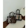 Versátil Bolso Pequeño Texturizado Estampado de Leopardo para Mujer 2026 Nuevo Bolso Cruzado Bolso de Mano Diario para Mujer Bolso Cubo Bolso de Hombro Único para Mujer