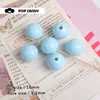 Acrílico Macarrón Rosa Azul Melocotón Corazón Cuentas Sueltas Cuentas Hechas a Mano Pulsera Collar Llavero Joyería de Corazón Accesorios