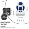 Modelo 86514-3Wb Cadeira de Barco Dobrável e Assento Marinho de Couro PVC Impermeável Alliance Factory Vendas Diretas de Atacado