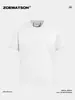 Camiseta de Manga Corta con Cuello Redondo, Corte Tridimensional Estilo Americano, Peso Pesado para Hombre ZOEWATSON, Sencilla, Transpirable, Versátil, Top de Verano