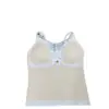 Camisola de Encaje con Lazo Dulce y Escote en V para Mujer, Top Versátil de Ajuste Delgado como Capa Base