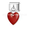 Pulsera Módulo Italiano Colgante de Corazón Venta Caliente Transfronteriza Pulsera de 9 mm Accesorios de Empalme DIY Gratis Wholesale en Stock