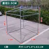 Estante Secador de Ropa de Acero Galvanizado Personalizado Engrosado Balcón Tejado Toldo Estante de Pie Inclinado Celosía para Uvas Estructura de Invernadero