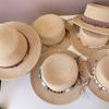 Sombrero de Ala Plana Retro Estilo Étnico para Niños Sombrero de Paja Protector Solar de Verano Sombrero de Ala Plana Tendencia Nacional Sombrero de Ala Plana para Vacaciones en la Playa Sombrero de Sol Versátil