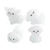 Paisaje en miniatura, linda figura de cachorro de pelo rizado brillante, decoración DIY, accesorio de bolsa sorpresa, pequeño adorno de escritorio o de coche