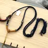 Cordón para collar estilo Tíbet, cordón de algodón trenzado a mano, adecuado para ensartar cuentas, producto semiacabado, ajustable, para colgantes de ámbar y thangka, cordón para colgantes estilo Tíbet