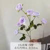 Arte Floral para Bodas: Rosas de Princesa Real de 8 Cabezas, Decoración de Lugar de Boda de Alta Gama, Flores Artificiales para Decoración de Zona Escénica, Materiales Florales Simulados
