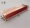 Aletas de Refrigeración para Portátil Disipador de Calor de Aleta Completa Aleta Rectangular Tubo de Calor Aleta Soldada Longitud