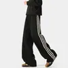 Pantalones Deportivos Casuales Rectos Rayados Estilo Americano para Hombre, Nuevos de Verano 2026, Tela de Algodón Chino de 320g, Pantalones para Hombre de Marca de Moda