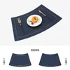 Papel de Mesa Descartável Espesso em Forma de Leque à Prova de Óleo e Impermeável para Restaurante Izakaya Personalizado