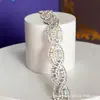 Cadena de Código de Barras con Pedrería Cadena de Pedrería de Vidrio con Adhesivo Termofusible Fancy Decoración de Cuello de Ropa DIY Fábrica de Cadenas de Pedrería Entrega Directa