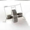 Tornillo de Conversión para Cámara DSLR Adaptador de Cabezal para Trípode Monopié Tornillo de Doble Extremo de Conversión Mutua 1/4 a 1/4 Tuerca