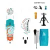 Tabla de Remo Inflable de Pie para Principiantes Doble Capa Pesca Padre-Hijo Doble Tabla de Remo de Ocio Tabla Flotante para Remo en el Agua