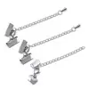 Glow Mountain Clip Fecho Lagosta Corrente de Cauda conjunto Joias DIY Acessórios de Joias de Aço Inoxidável Fecho Clip Cavalo Corda de Couro Chuck