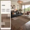 Alfombra retro estilo americano, verde, adecuada para salas de estar y dormitorios, con una estética vintage, impermeable, resistente a las manchas, absorbente de sonido y que ofrece una sensación lujosa y de alta gama