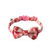 Aminger Nuevos Productos para Mascotas Serie Vegetal Collar para Gato Moño Triángulo Toalla Collar para Gatito Berenjena Papa