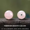 Cuentas Sueltas de Cristal Natural Cristal Rosa de Alta Calidad al por Mayor Hecho a Mano DIY Cuentas Rojo Sangre de Paloma para Ensartar Pulsera de Cuentas Redondas