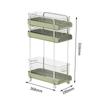 Cozinha Gap Armazenamento Rack Piso Multi-camada Ultra-estreito 18cm Carrinho Geladeira Gap Rack Parede 20cm Rack Side Storage Rack
