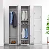 Taquilla de una puerta, Gabinete metálico, Taquilla para dormitorio con cerradura, Gabinete de almacenamiento para empleados, Taquilla de acero, Taquilla para vestuario, Taquilla simple para oficina