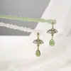 Nuevo Pasador de Ácido Acético Bambú Azul Congelado Estilo Chino Alta Calidad Estilo Antiguo Caminando Estilo Nacional Fresco Pasador de Imitación de Jade