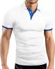 Comércio Exterior Verão Amazon Transfronteiriça Camiseta Masculina de Manga Curta Camiseta Masculina de Verão Lel Camisa Polo Top Masculino