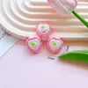 Serie de Frutas Fresas Amor Resina Accesorios DIY Funda para Teléfono Celular Parche para Refrigerador Pasador Material para Accesorios del Cabello