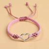Pulsera de Amor Latente para Pareja Femenina Tejida a Mano Pulsera para Novias Estudiantes