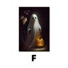 Venta caliente transfronteriza de Halloween, pintura colgante para sala de estar, sensación avanzada, ambiente hogareño, pintura decorativa, póster para dormitorio, pintura HD básica