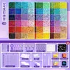 Set de cuentas premium para manualidades DIY, incluye un juego completo de herramientas, plancha y paquetes suplementarios para juguetes de cuentas
