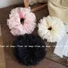 Hermoso Cisne Rosa Ballet Deseo Puro Chica Rosa Gasa Flor Grande para el Cabello Lazo para el Cabello Dulce Gentil Súper Hada Temperamento Cuerda para el Cabello para Mujeres