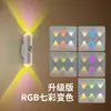 Sensor Inteligente de Corpo Humano Transfronteiriço Luz de Destaque Spot Magnético Carregamento Auto-Adesivo Luz de Armário Olho de Gato Duplo Luz Noturna