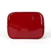 Bolsa de Maquiagem Pu Brilhante, Necessaire Feminina, Bolsa Organizadora de Armazenamento Multifuncional Portátil para Viagem, Personalizável